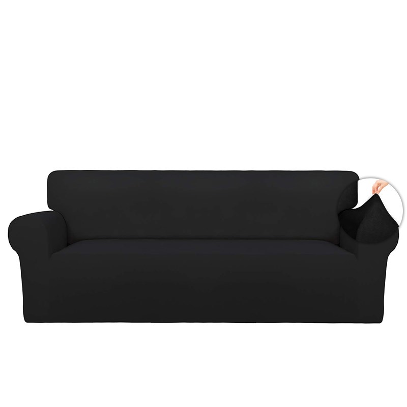 Stretch Sofa Furniture Cover - Large, Black | Full House Lebanon