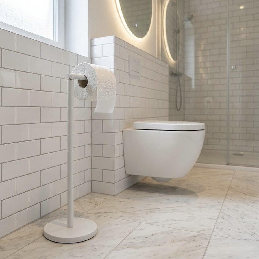 2 IN 1 Toilet Paper Stacker & Holder