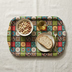Metal  Rectangular  Printed Serving Tray