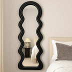 Full Length Irregular Mirror - White | Full House Lebanon