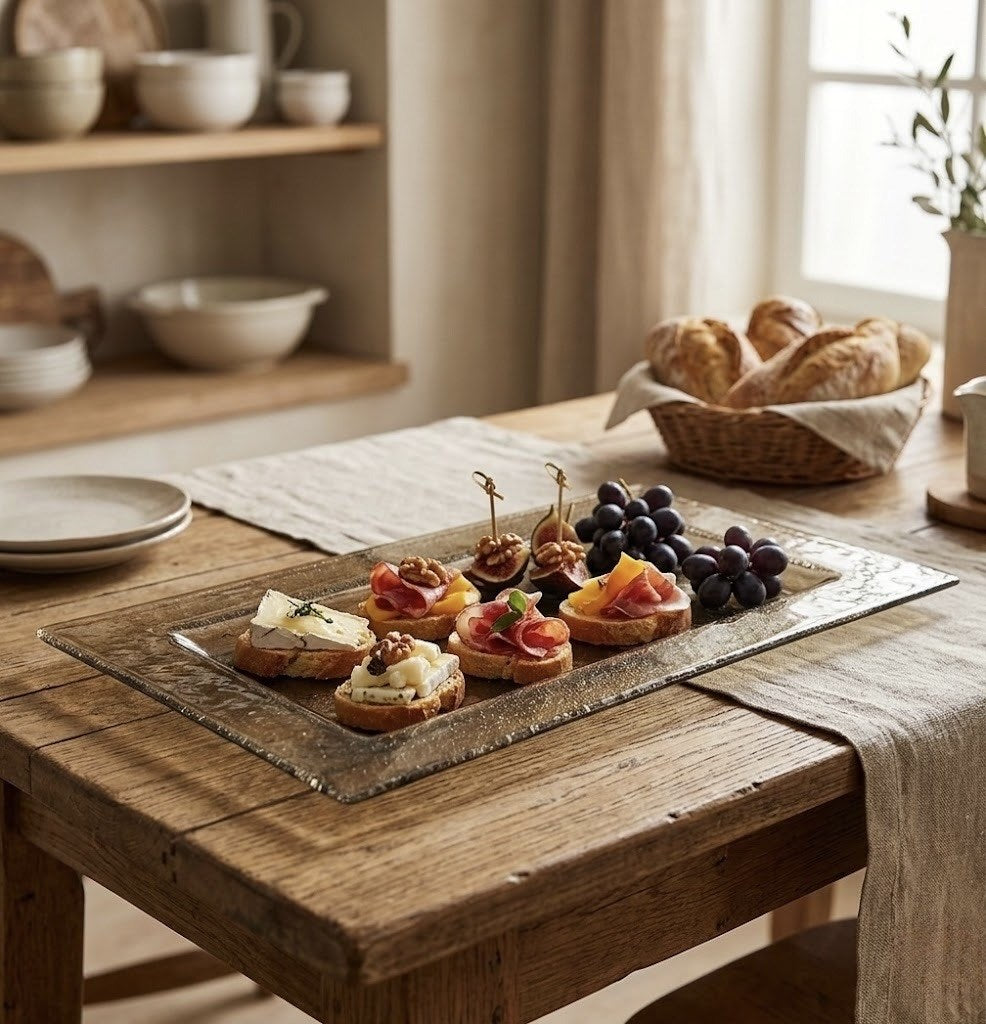 Glass Serving Plate | Full House Lebanon