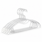 Transparent Plastic Clothes Hangers – Set of 5 | Full House Lebanon