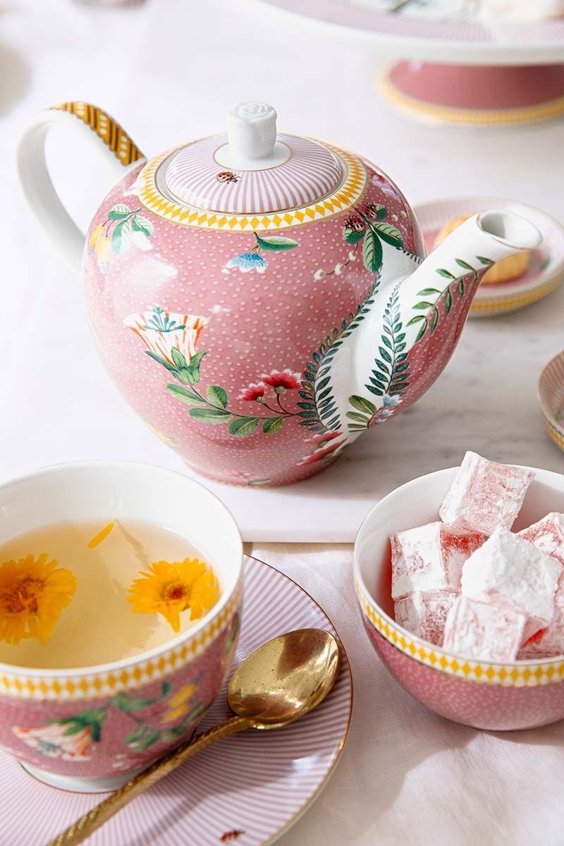 Pip Studio La Majorelle Teapot Pink - Small | Full House Lebanon