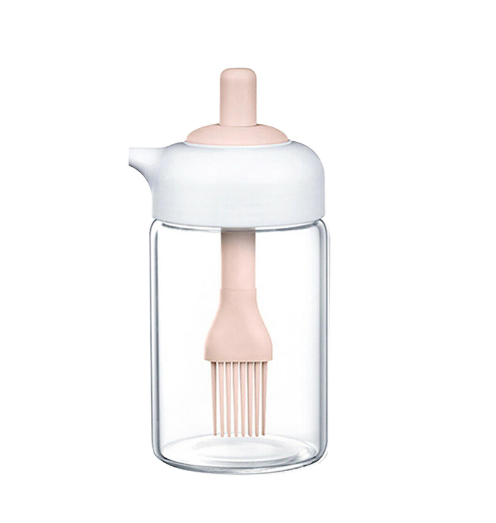 Condiment Oil Jar with a Brush | Full House Lebanon
