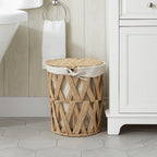 Cannon Woven Basket with Lid & Fabric Lining | Full House Lebanon
