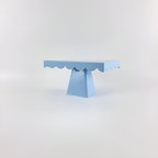 Rectangular  Cake Stand with Scalloped Edge