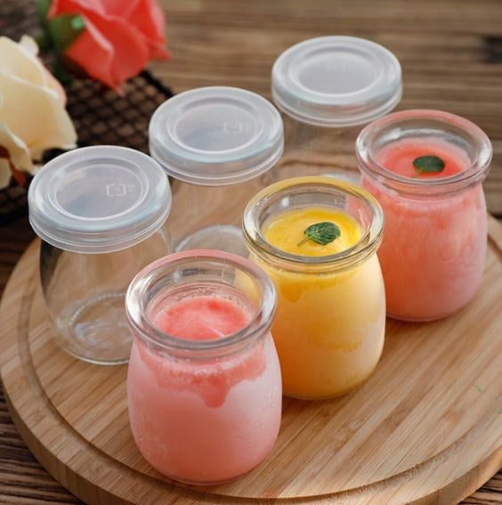 Pudding Jar with a Plastic Lid - 1 Jar | Full House Lebanon