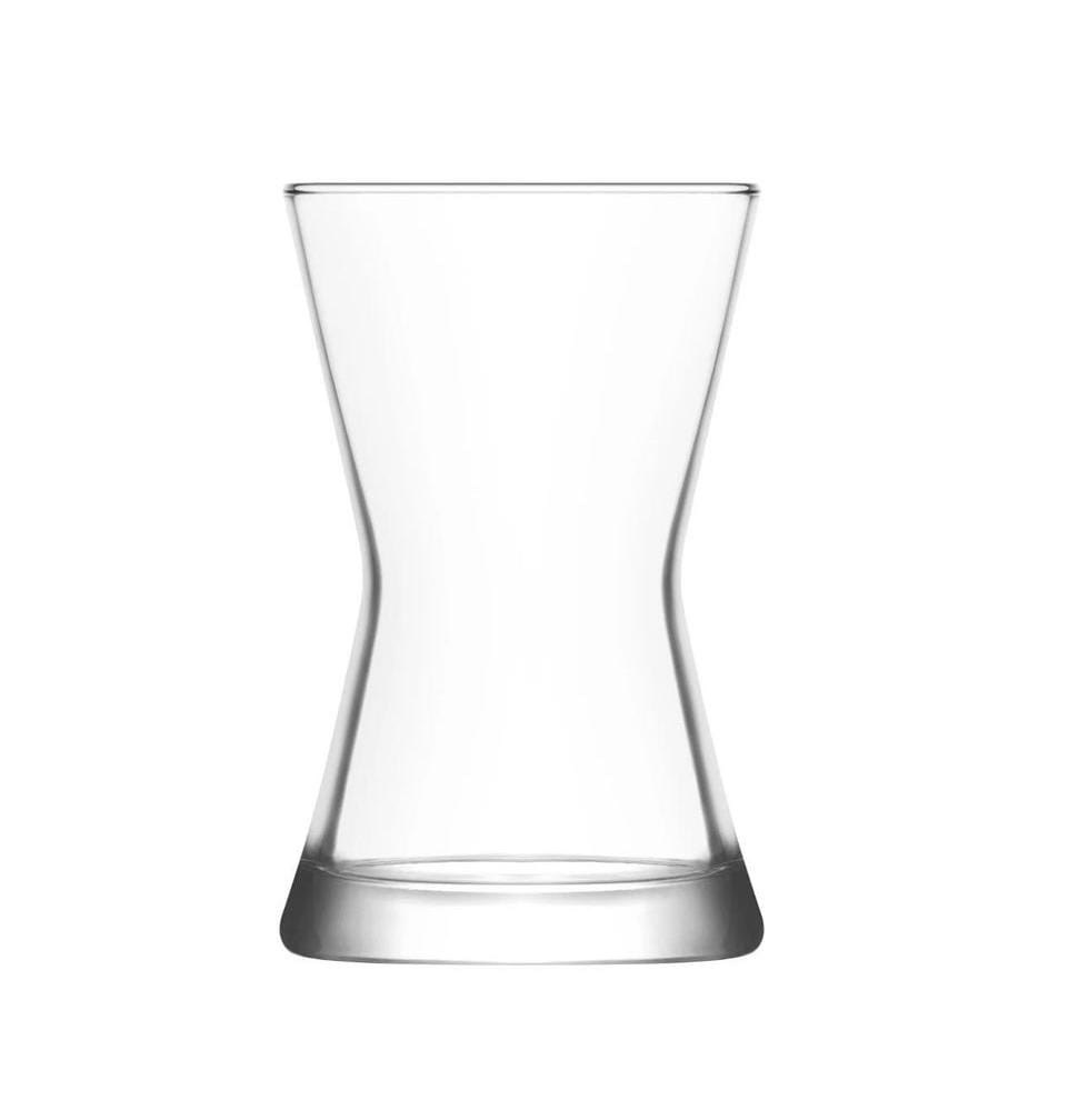 DERIN Glass Tea Cup /Saucer Set (Half a Dozen) | Full House Lebanon