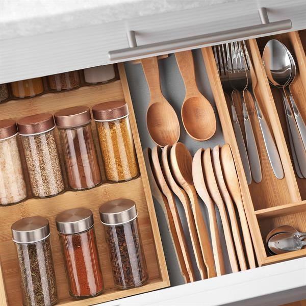 Bamboo Spice Drawer Organizer | Full House Lebanon