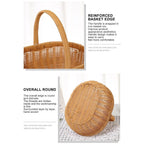 Hand -Woven Basket Set (2 Pcs) | Full House Lebanon