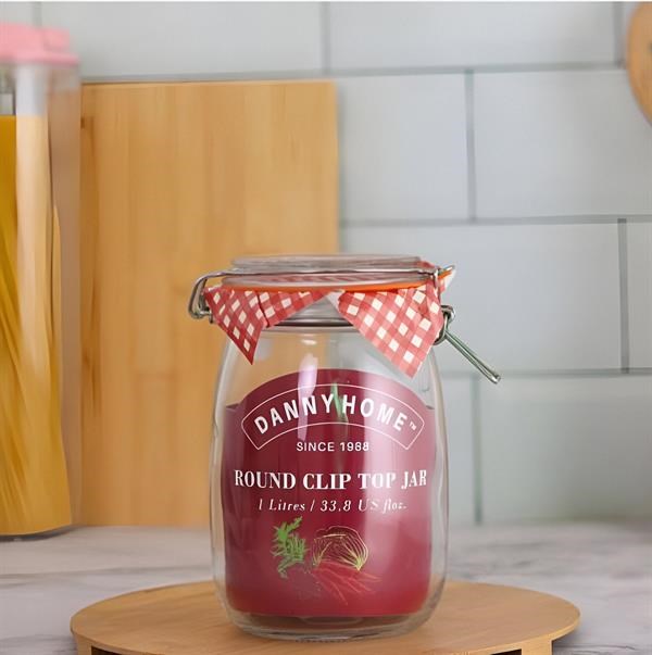Round Shaped Clip-lid Jars | Full House Lebanon