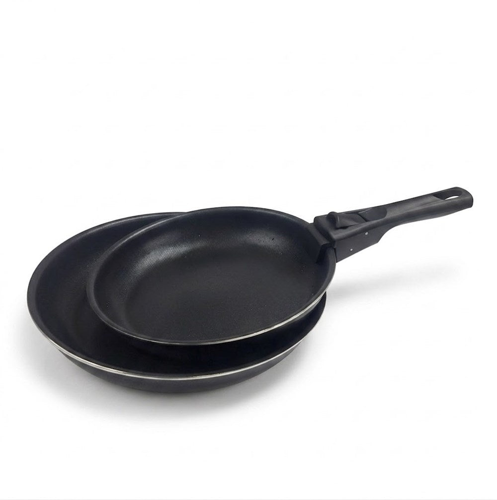Click & Cook  Aluminum Fry Pan Set