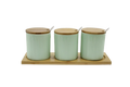 Coffee, Tea & Sugar Canister with Tray | Full House Lebanon