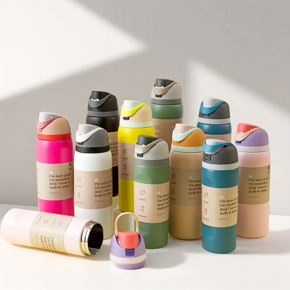 Stainless Steel Insulated Bottle - White | Full House Lebanon