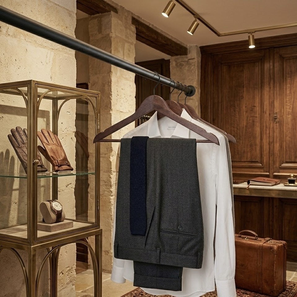 Brown Wood Hanger Set (3 Pcs) | Full House Lebanon