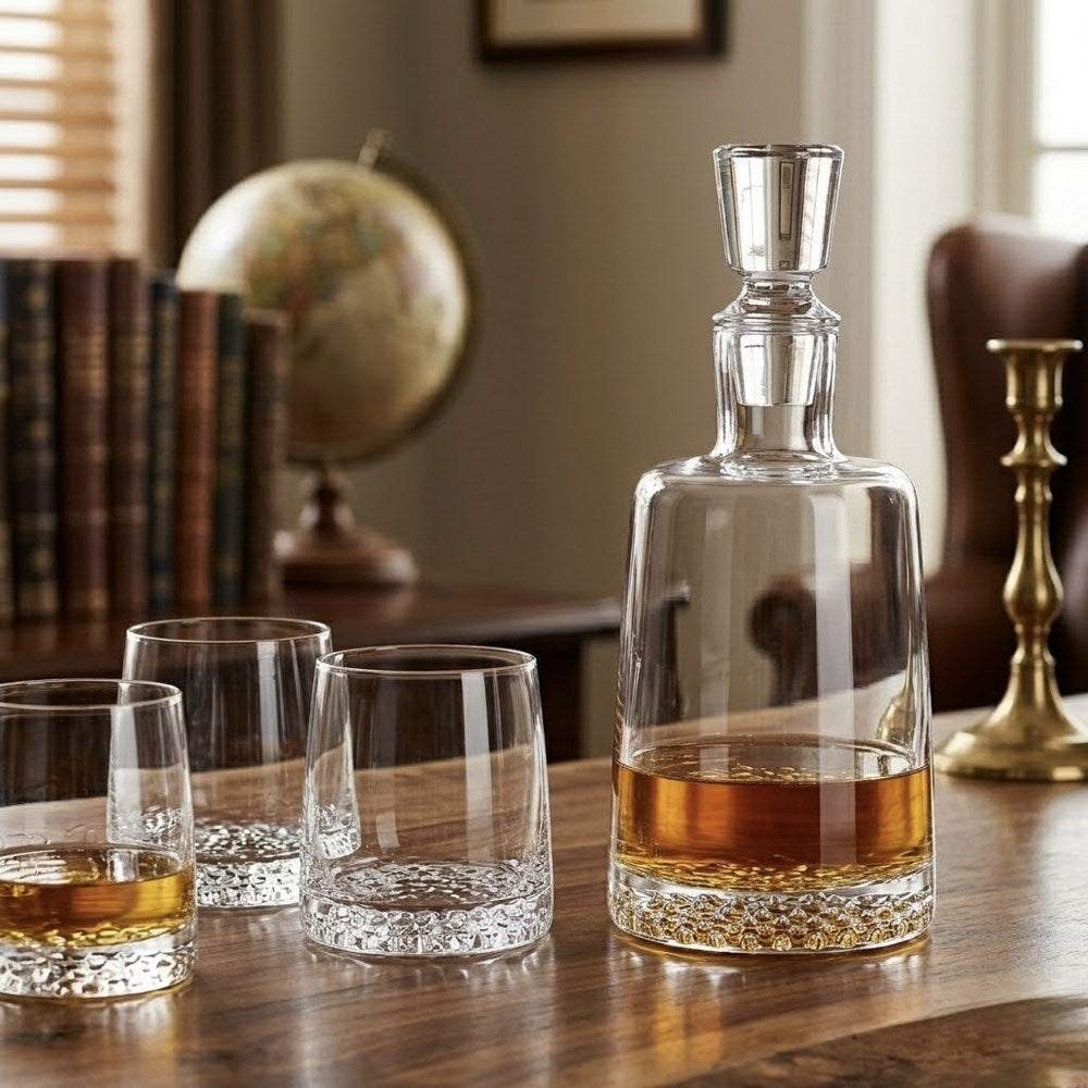 Glass Whiskey Decanter | Full House Lebanon