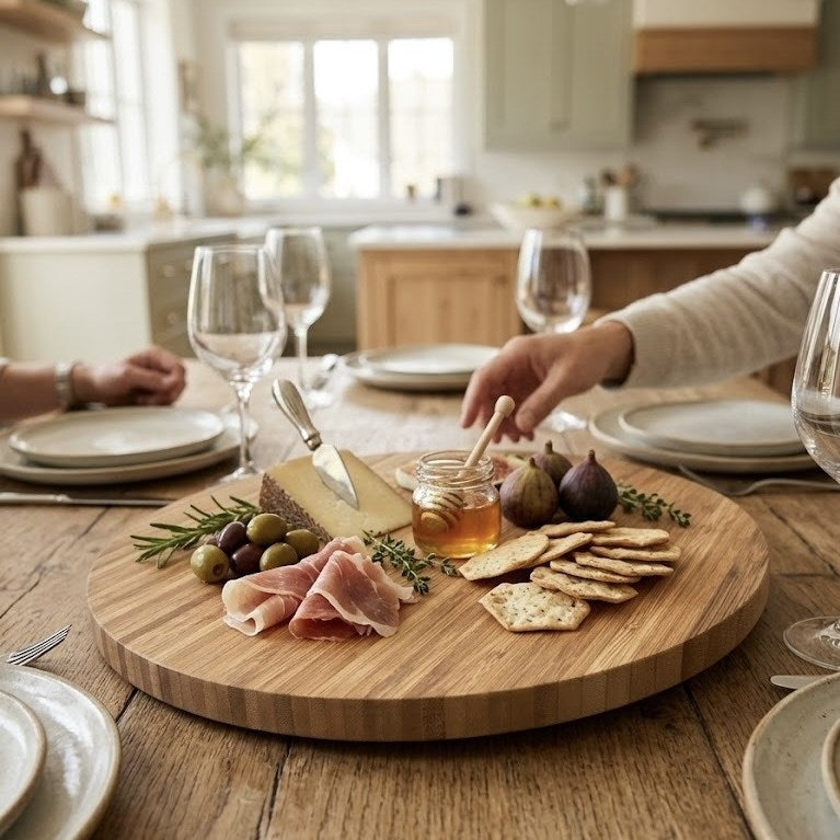 Rotatable Wooden Serving Board | Full House Lebanon