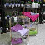 Acrylic Rolling Cart - 3-Tier | Full House Lebanon
