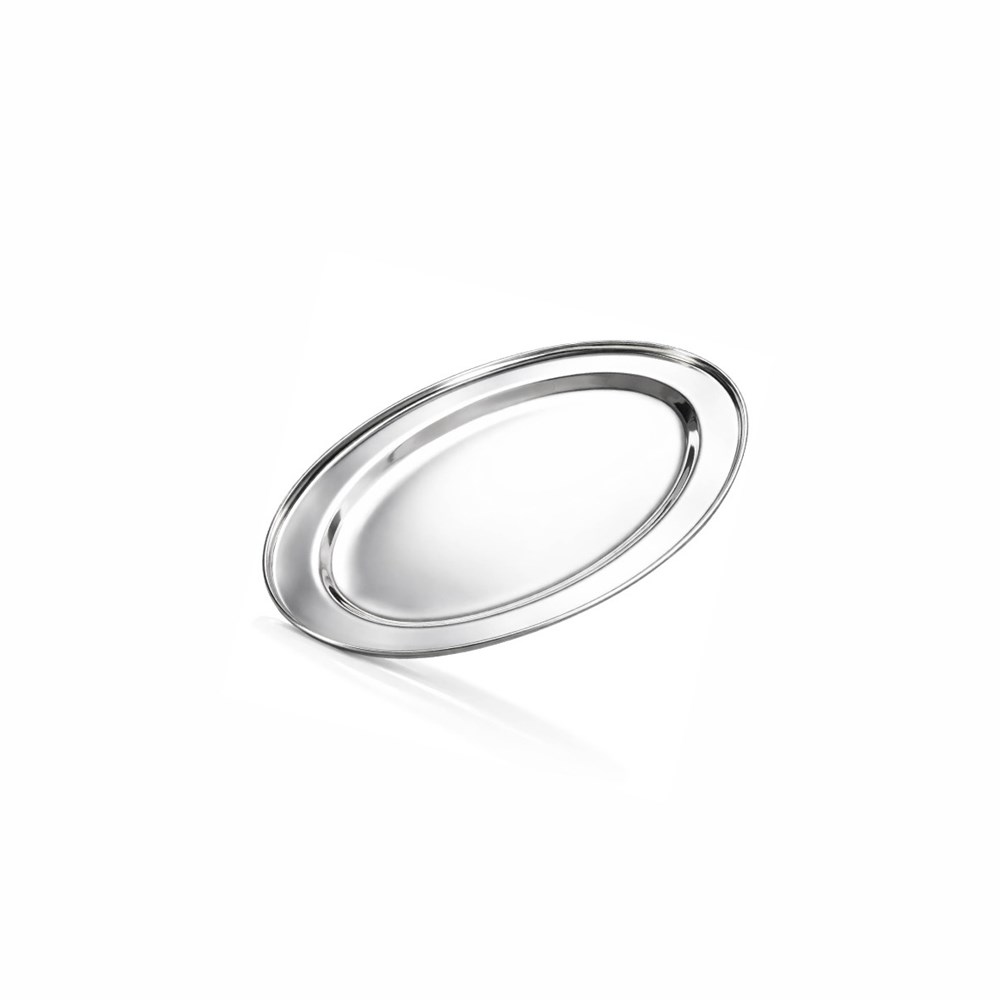 Stainless Steel Oval Serving Tray