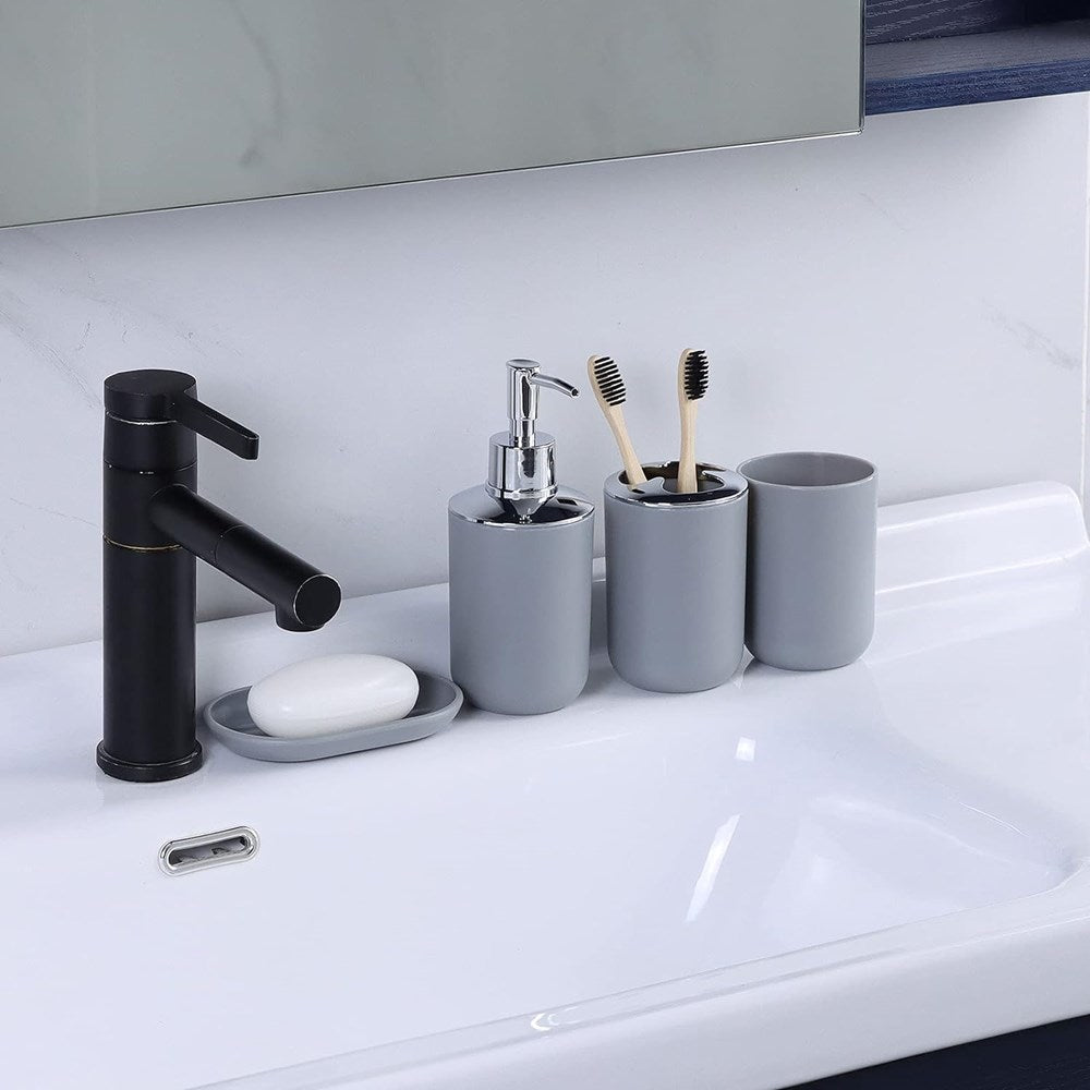 Grey Bathroom Accessories - Toothbrush Holder | Full House Lebanon