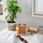Bamboo Cotton Swab Organizer | Full House Lebanon