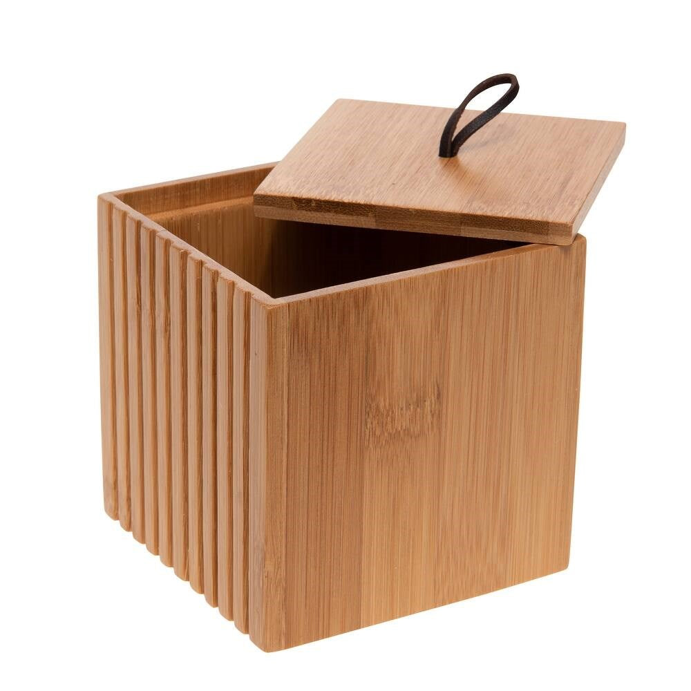 Bamboo Cotton Swab Organizer | Full House Lebanon