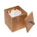 Bamboo Cotton Swab Organizer | Full House Lebanon
