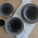 Black Dinnerware - Dessert Plate | Full House Lebanon