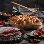 Borcam Fluted Oven-safe Round Tray - 32 CM | Full House Lebanon