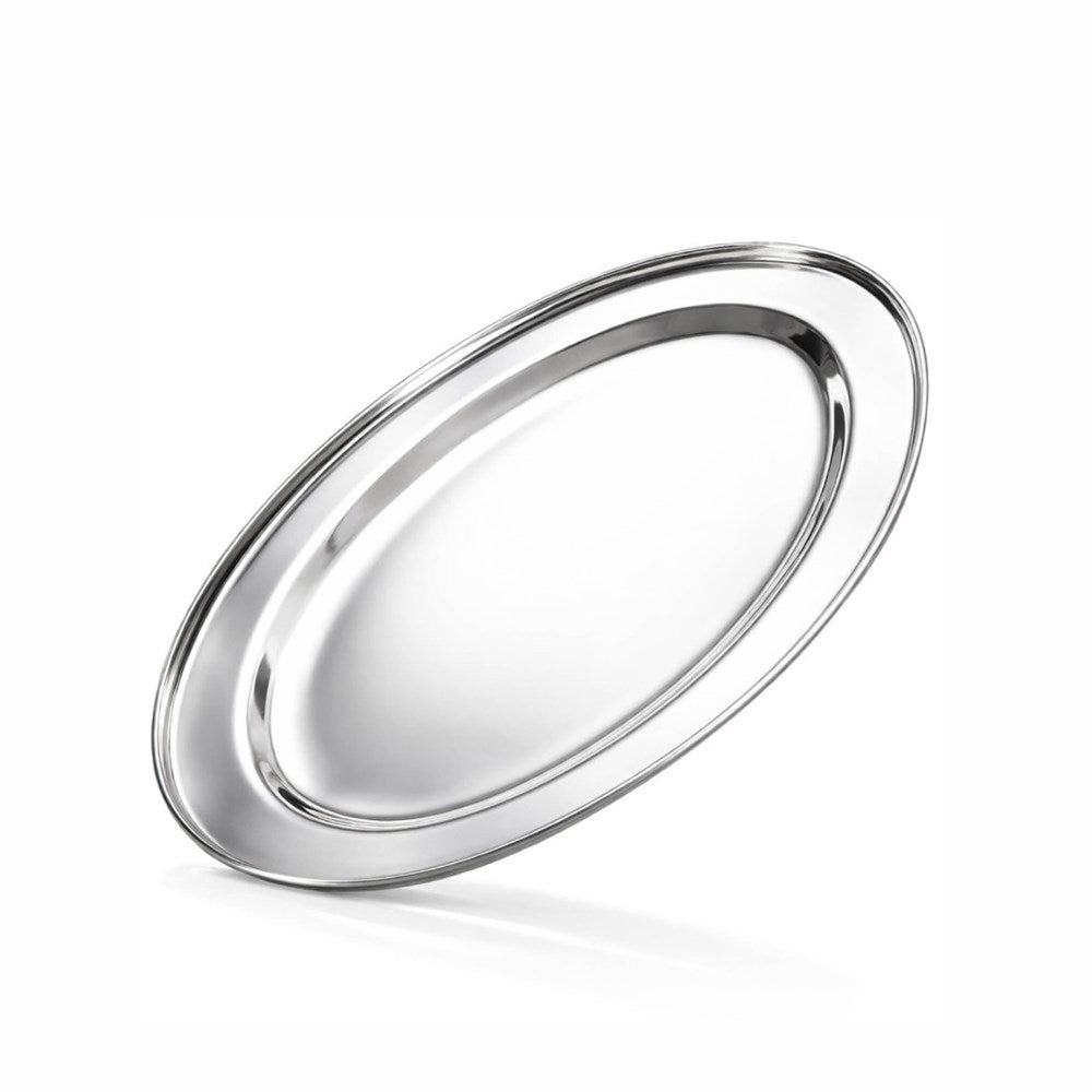 Stainless Steel Oval Serving Tray