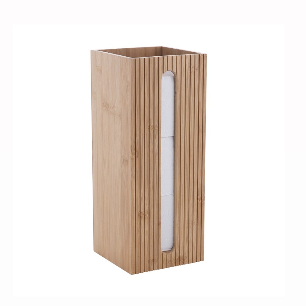 Bamboo Toilet Roll Storage Box | Full House Lebanon