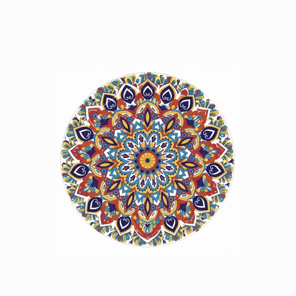 Round Metal Printed Tray