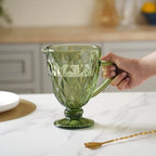 Vintage Glass Jug - Blue | Full House Lebanon