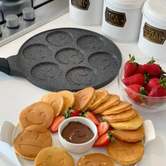 Dosthoff Non-stick Granite "Emoji" Pancake Pan | Full House Lebanon