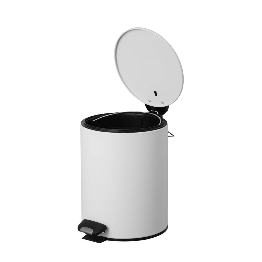 Thin Lid Pedal Dust Bin - 5 L, Grey | Full House Lebanon