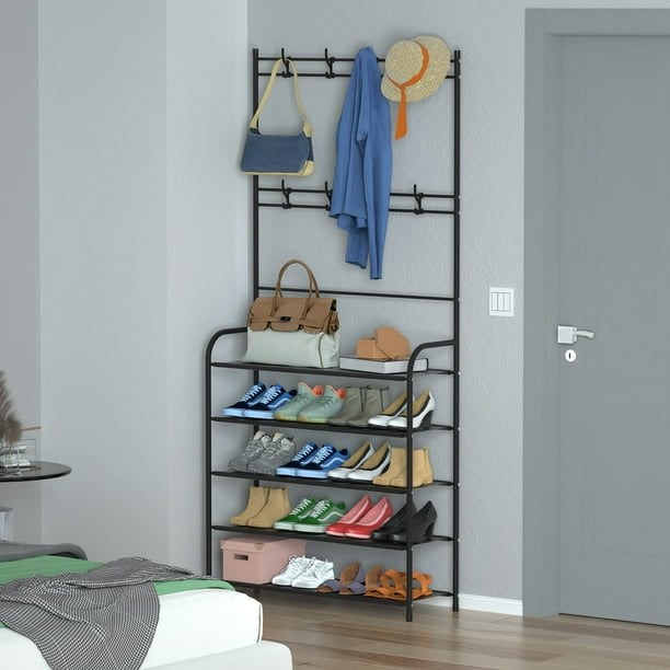 4-Tier Coat & Shoe Shelf Rack | Full House Lebanon
