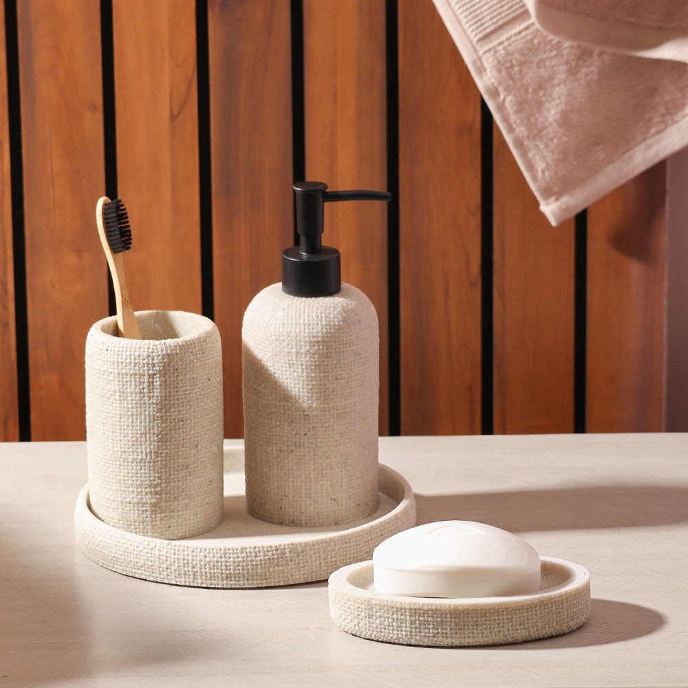 4-Piece Bathroom Accessory Set | Full House Lebanon