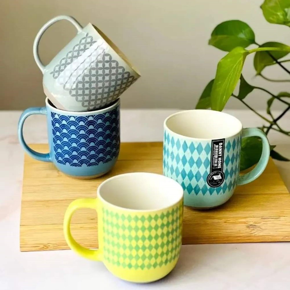 Danny Home Porcelain Mug - Light Blue | Full House Lebanon