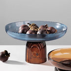 Glass Fruit Plate - Pink | Full House Lebanon