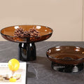 Glass Serving Plate - Small ribbed | Full House Lebanon