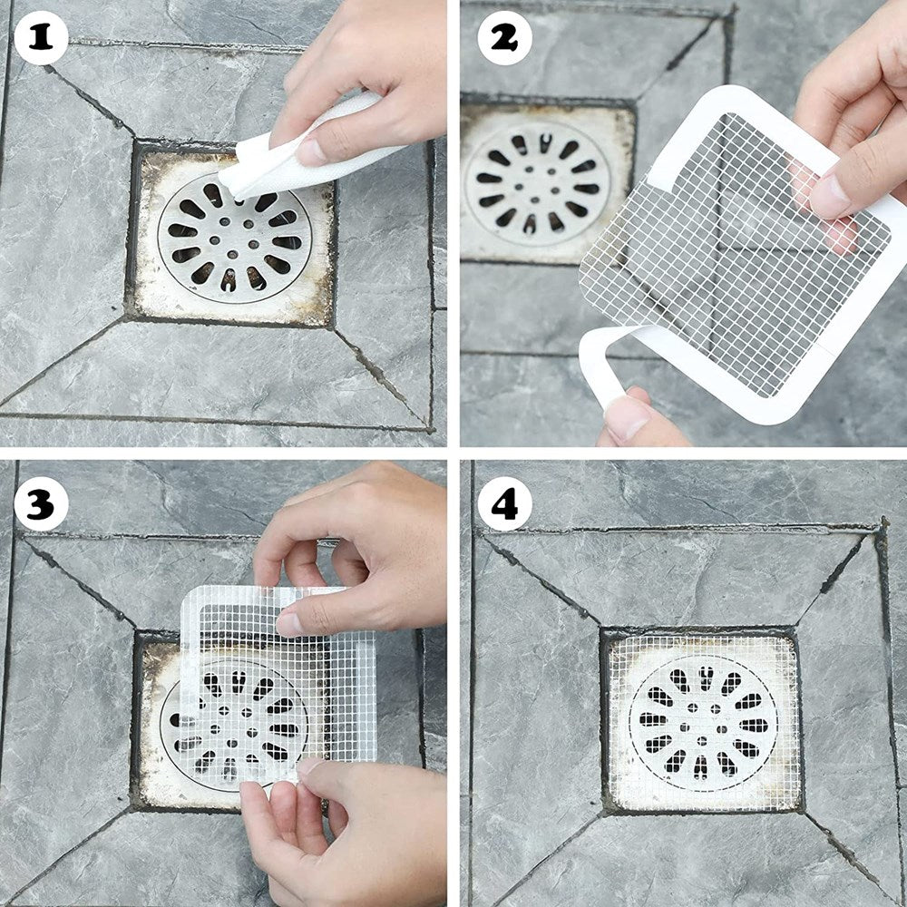 Self-adhesive Drain Hair Catcher | Full House Lebanon