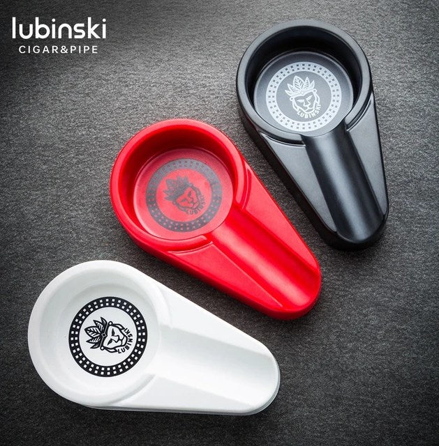 LUBINSKI Porcelain Cigar Ashtray - Red | Full House Lebanon