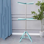2-Layer Folding Clothes Rail Drying Stand - Aqua | Full House Lebanon