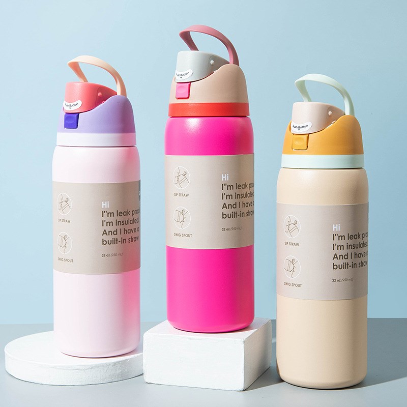 Stainless Steel Insulated Bottle - Black | Full House Lebanon