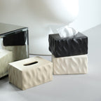 Ceramic Tissue Box - Black | Full House Lebanon
