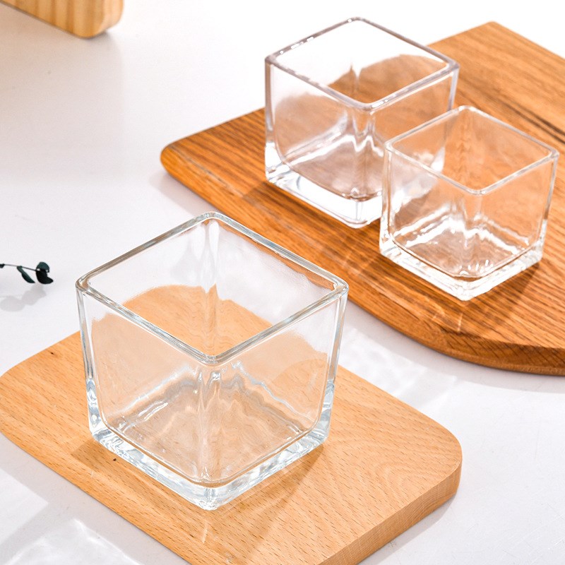 Cube Glass Vase | Full House Lebanon