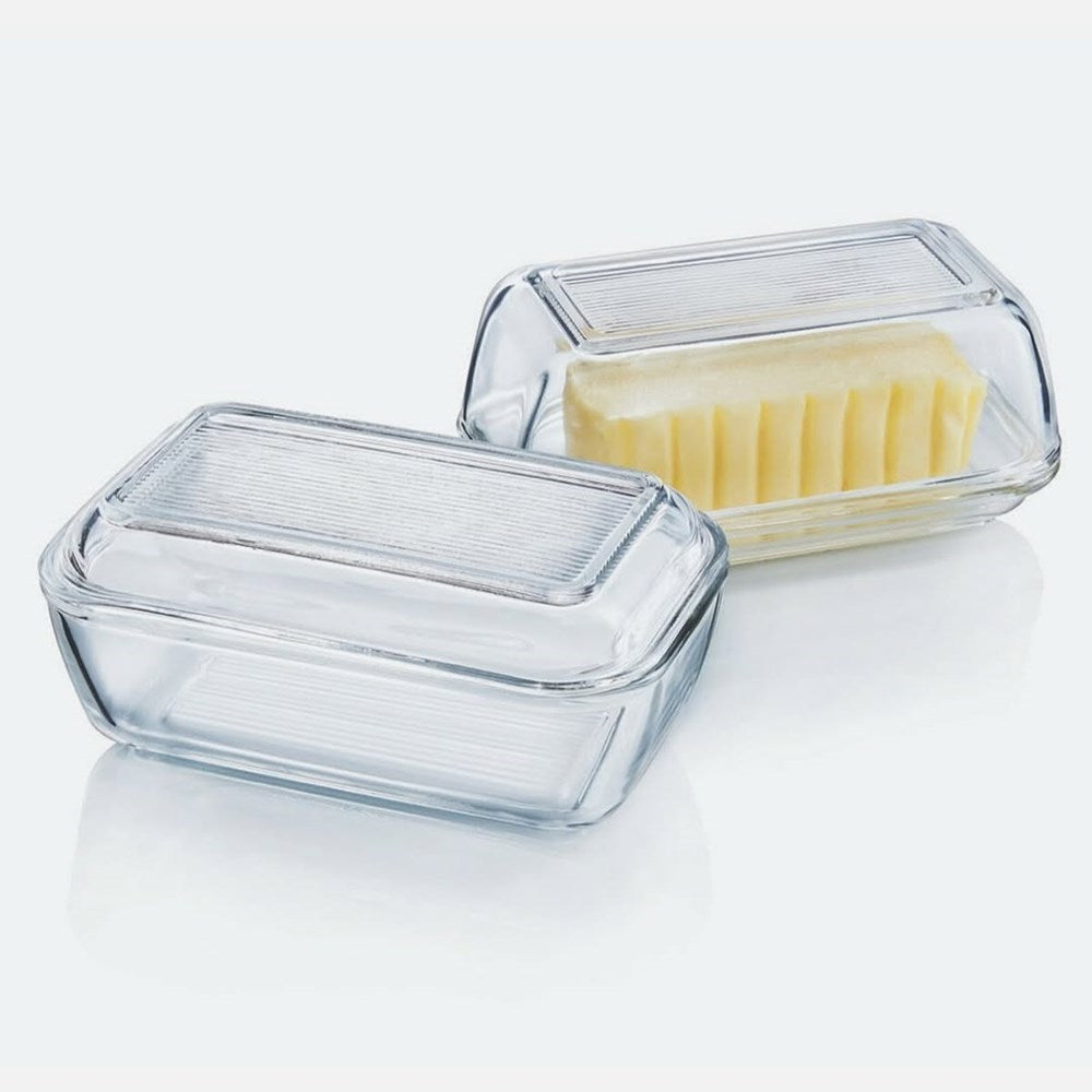 Luminarc Glass Butter Dish | Full House Lebanon