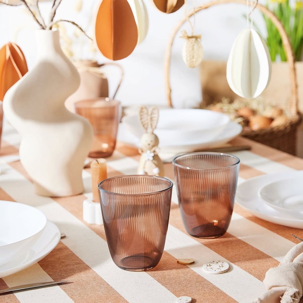 Luminarc Concepto Stripy Glass Cup | Full House Lebanon