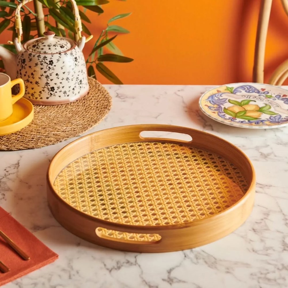Bamboo Serving Tray Set (3 Pcs) | Full House Lebanon