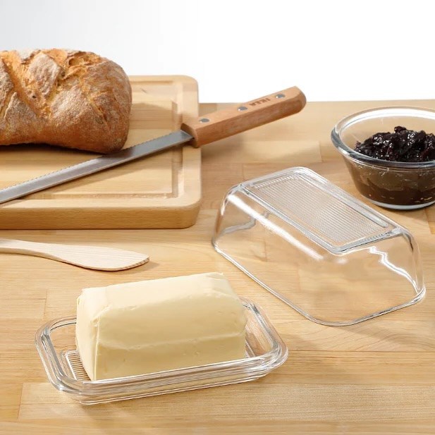Luminarc Glass Butter Dish | Full House Lebanon